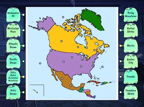 paint north america quiz